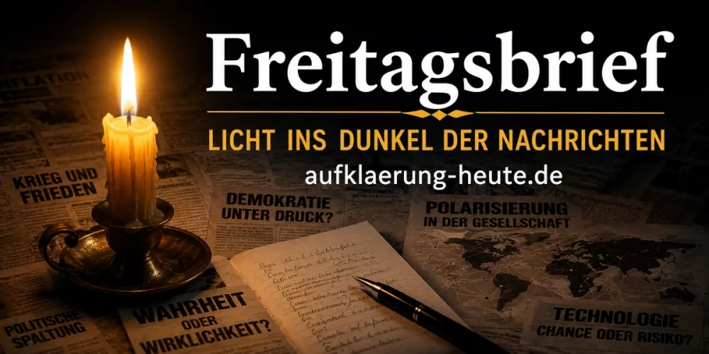 Freitagsbrief - Licht ins Dunkel der Nachrichten