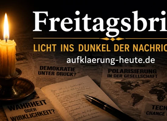 Freitagsbrief - Licht ins Dunkel der Nachrichten